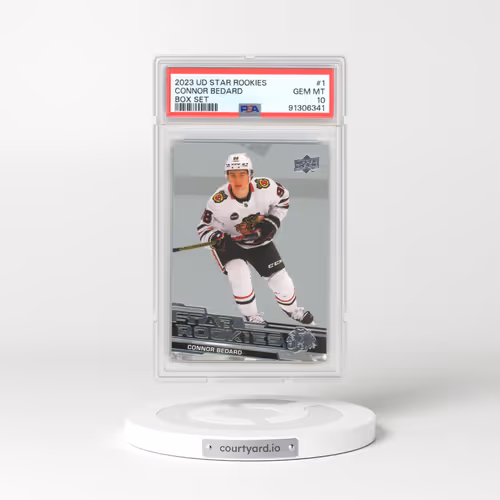 2023 Upper Deck NHL Star Rookies Box Set #1 Connor Bedard (PSA 10 GEM MINT)