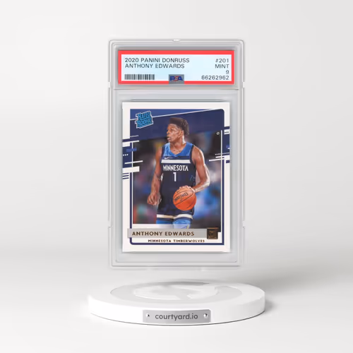 2020 Panini Donruss #201 Anthony Edwards (PSA 9 MINT)