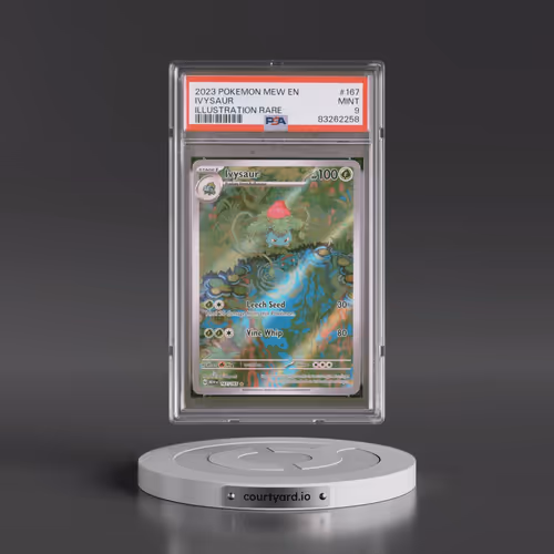 2023 Pokémon Mew EN-151 #167 Ivysaur - Illustration Rare (PSA 9 MINT)