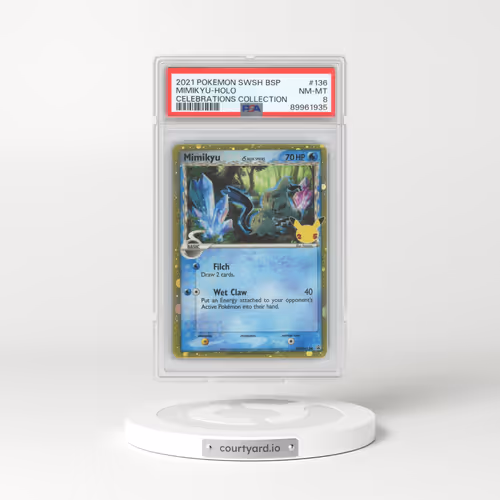 2021 Sword & Shield Promos #136 Mimikyu - Holo (PSA 8 NM-MT)
