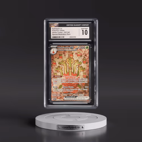 2024 Stellar Crown - SCR EN #167/142 Hydrapple ex - Special Illustration Rare (Holo) (CGC 10 GEM MIN