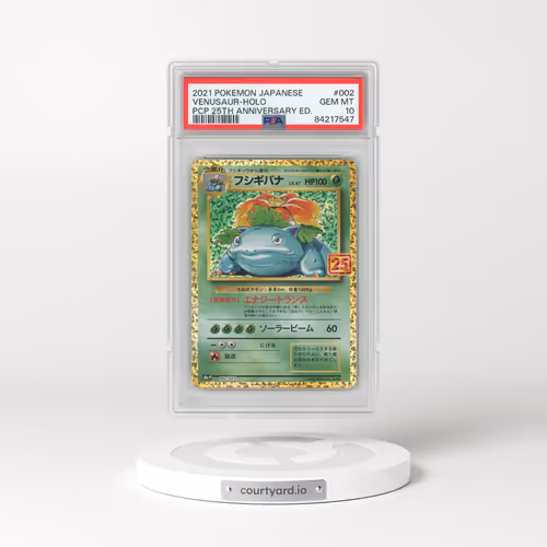 2021 Pokémon Promo Card Pack 25th Anniversary Edition #002 Venusaur - Holo (PSA 10 GEM MINT)