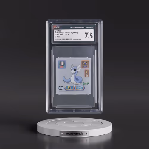 1999 Super DX Gold (1999) #D121 Dratini - Clear (CGC 7.5 NM+)