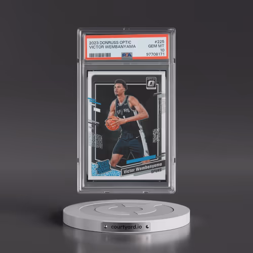 2023 Panini Donruss Optic #225 Victor Wembanyama (PSA 10 GEM MINT)