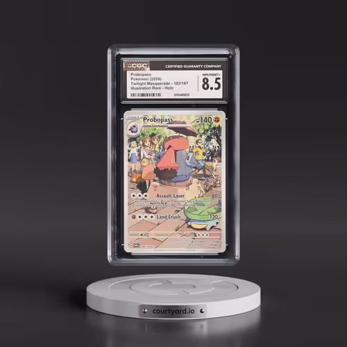 2024 Pokémon Twm EN-Twilight Masquerade #182 Probopass - Illustration Rare (CGC 8.5 NM-MT+)