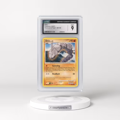 2007 Diamond & Pearl #92/130 Onix (CGC 9 MINT)