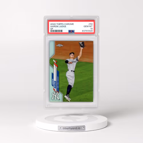2020 Topps Chrome #50 Aaron Judge - SP (PSA 10 GEM MINT)