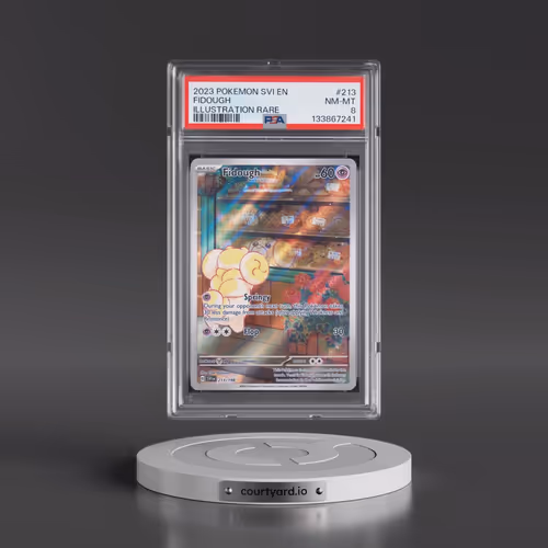 2023 Pokémon Svi EN-Scarlet & Violet #213 Fidough - Illustration Rare (PSA 8 NM-MT)