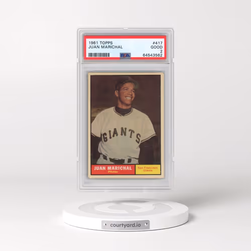 1961 Topps #417 Juan Marichal (PSA 2 GOOD)