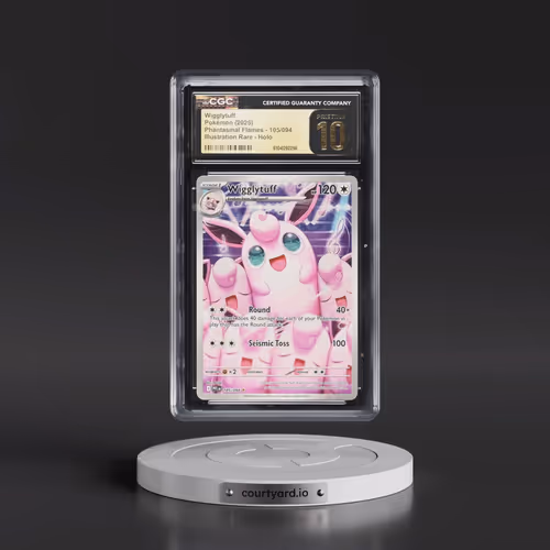 2025 Phantasmal Flames - PFL EN #105/094 Wigglytuff - Illustration Rare Holo (CGC 10 PRISTINE)