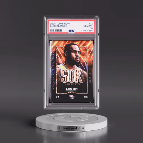 2024 Topps Now #12 LeBron James (PSA 10 GEM MINT)