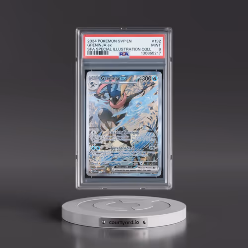 2024 Pokémon Svp EN-SV Black Star Promo #132 Greninja EX - Holo Shrouded Fable Special Illustration
