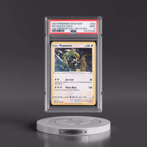 2024 Pokémon Swsh Black Star Promo #029 Rayquaza - Holo Crown Zenith Premium Collection Sea & Sky (P
