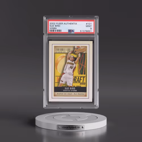 2002 Fleer Authentix WNBA #101 Sue Bird (PSA 9 MINT)