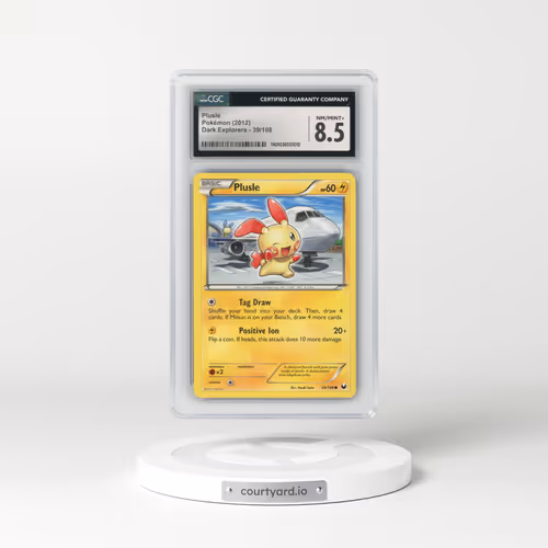 2012 Dark Explorers #39/108 Plusle (CGC 8.5 NM-MT+)