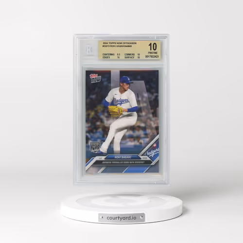 2024 Topps Now Offseason #OS13 Roki Sasaki (BGS 10 PRISTINE)