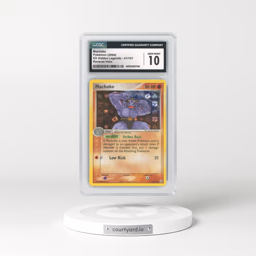 2004 EX Hidden Legends #41 Machoke - Holo (CGC 10 GEM MINT)