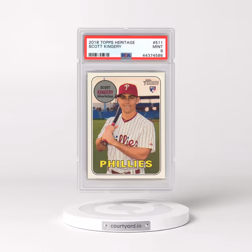 2018 Topps Heritage #511 Scott Kingery (PSA 9 MINT)