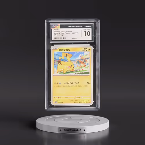 2022 Scarlet & Violet Promos #120/SV-P Pikachu - Gift Campaign (CGC 10 GEM MINT)