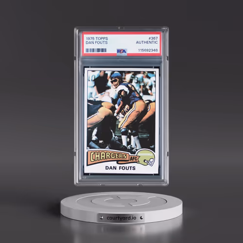 1975 Topps #367 Dan Fouts (PSA 7 NM)