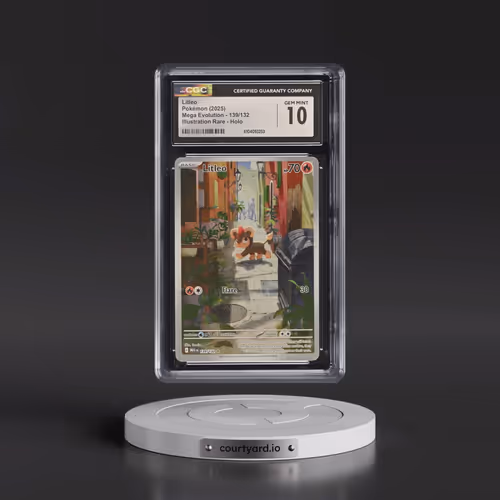 2025 Mega Evolution - MEG EN #139/132 Litleo - Illustration Rare Holo (CGC 10 GEM MINT)
