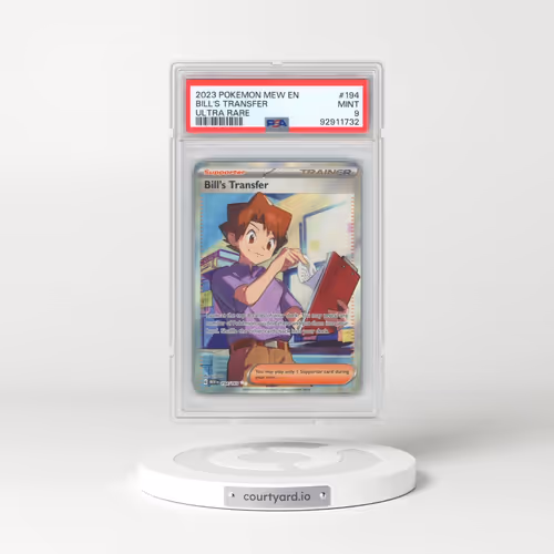 2023 Pokémon Mew EN-151 #194 Bill's Transfer - Ultra Rare (PSA 9 MINT)