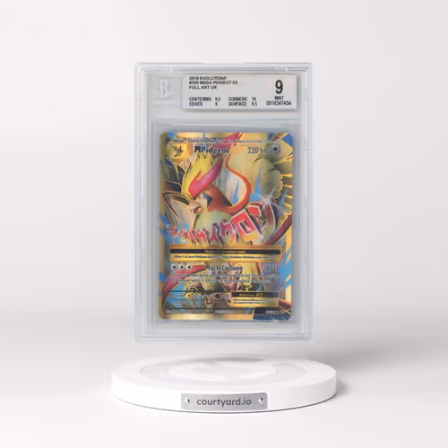 2016 Evolutions #105 M Pidgeot EX - Ultra Rare Holo (BGS 9 MINT)