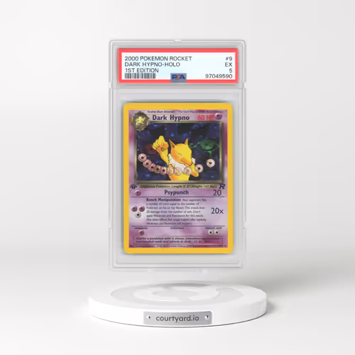2000 Pokémon Rocket #9 Dark Hypno - 1st Edition Holo (PSA 5 EX)