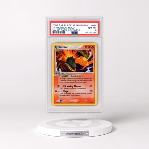 2006 Pokémon Black Star Promos #034 Typhlosion-Cosmos Holo - Value Pack II (PSA 8 NM-MT)