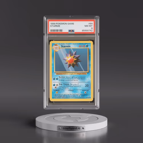 1999 Pokémon Game #64 Starmie (PSA 8 NM-MT)