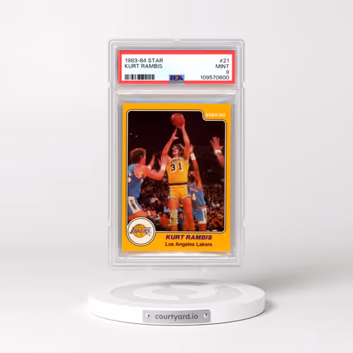 1983-84 Star #21 Kurt Rambis (PSA 9 MINT)