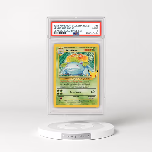 2021 Pokémon Celebrations Classic Collection #15 Venusaur - Holo (PSA 9 MINT)