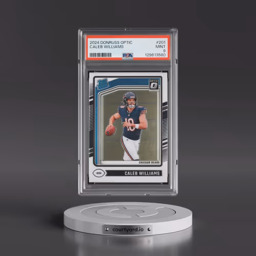 2024 Panini Donruss Optic #201 Caleb Williams (PSA 9 MINT)