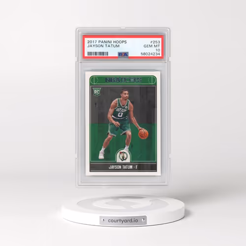2017 Panini Hoops #253 Jayson Tatum (PSA 10 GEM MINT)