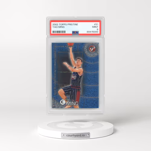 2002 Topps Pristine #51 Yao Ming (PSA 9 MINT)