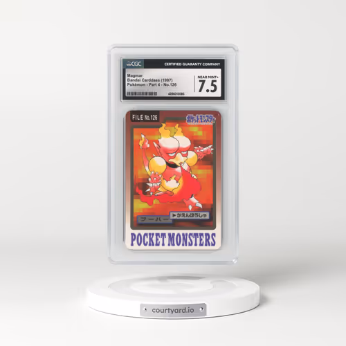 1997 (Pocket Monsters on Bottom) Part 4 #126 Magmar (CGC 7.5 NM+)