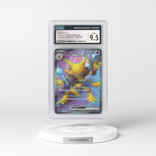 2023 Japanese Pokémon 151 #190 Alakazam EX - Full Art Holo (CGC 9.5 MINT+)