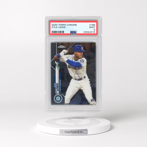 2020 Topps Chrome #186 Kyle Lewis (PSA 9 MINT)