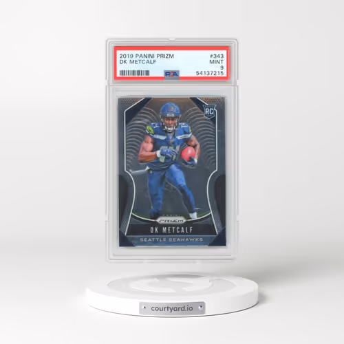 2019 Panini Prizm #343 DK Metcalf (PSA 9 MINT)
