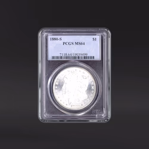 1880-S One Dollar PCGS MS64