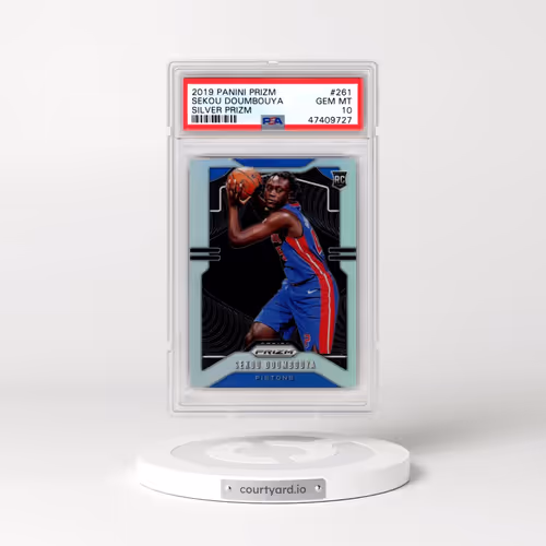 2019 Panini Prizm #261 Sekou Doumbouya - Silver Prizm (PSA 10 GEM MINT)