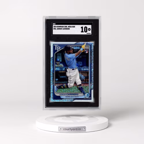 2024 Bowman Chrome Mega Box #56 Junior Caminero (SGC 10 GEM MINT)