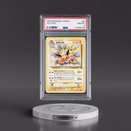 1999 Pokémon Jungle #20 Jolteon (PSA 8 NM-MT)
