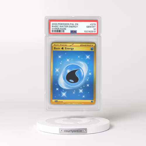 2023 Pokémon Pal EN-Paldea Evolved #279 Basic Water Energy - Hyper Rare (PSA 10 GEM MINT)