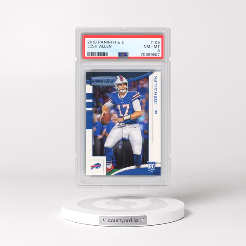 2018 Panini Rookies & Stars #105 Josh Allen (PSA 8 NM-MT)