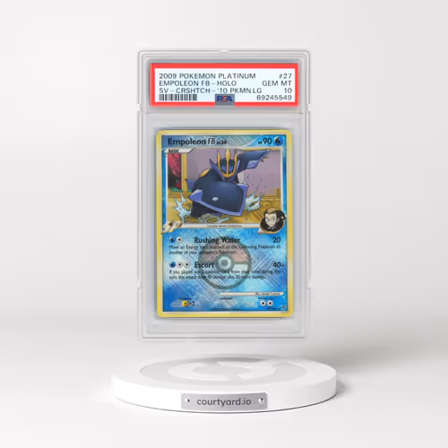 2009 Pokémon Platinum Supreme Victors #27 Empoleon FB - Holo Crosshatch-2010 Pokemon League (PSA 10