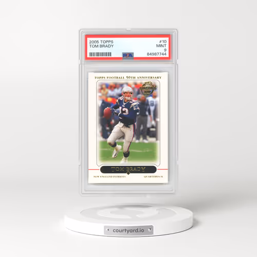 2005 Topps #10 Tom Brady (PSA 9 MINT)