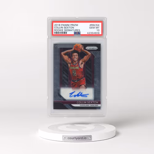 2018 Panini Prizm Rookie Signatures #RSCSX Collin Sexton (PSA 10 GEM MINT)