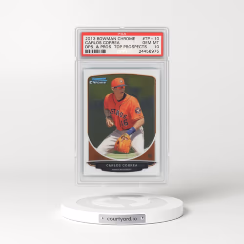 2013 Bowman Chrome Draft Picks & Prospects Top Prospects #TP-10 Carlos Correa (PSA 10 GEM MINT)