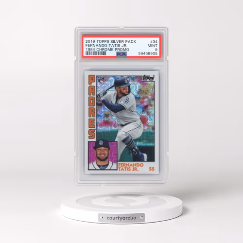 2019 Topps Silver Pack 1984 Chrome Promo #34 Fernando Tatis Jr. (PSA 9 MINT)